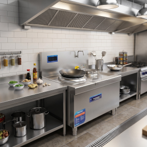 Односекционная индукционная WOK-плита InductoSear 110 см