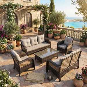 Диванный Комплект Entrancing коричневый