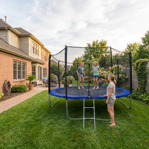 Батут пружинный Trampoline 3,6 м