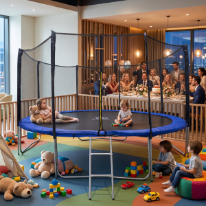 Батут пружинный Trampoline 3.05 м