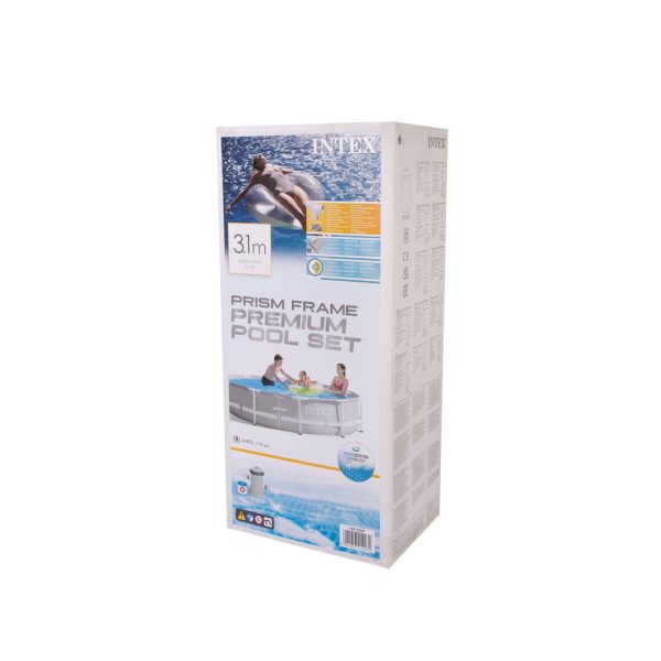 Каркасный бассейн INTEX prism frame premium pool 305*76 см с фильтром — изображение 2