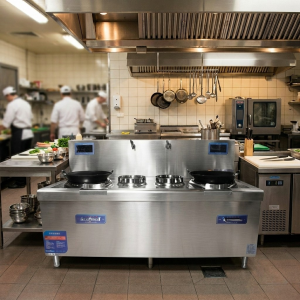 Двухсекционная индукционная WOK-плита InductoSear 200 см