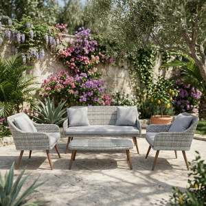 Кофейный комплект Экстра серый