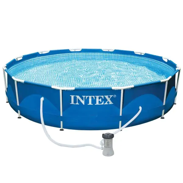 Каркасный бассейн INTEX metal frame pool set 305*76 см с фильтром — изображение 2