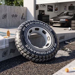 Надувной круг Intex Шина Monster Truck