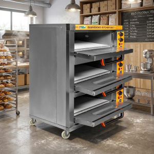 Электрический жарочный шкаф FlavorRoast 3 секции металл +противни в подарок!