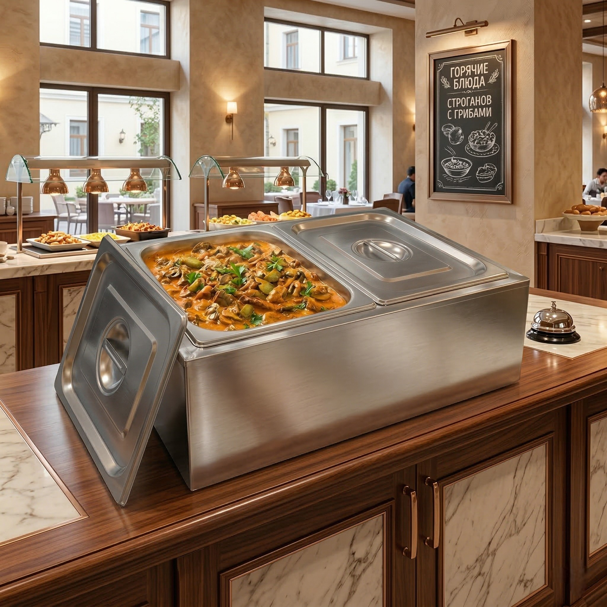 Электрический мармит SavorPod-2 с гастроёмкостями — изображение 2