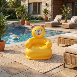 Надувное детское кресло Intex Funny animals Teddy bear 74*65*64