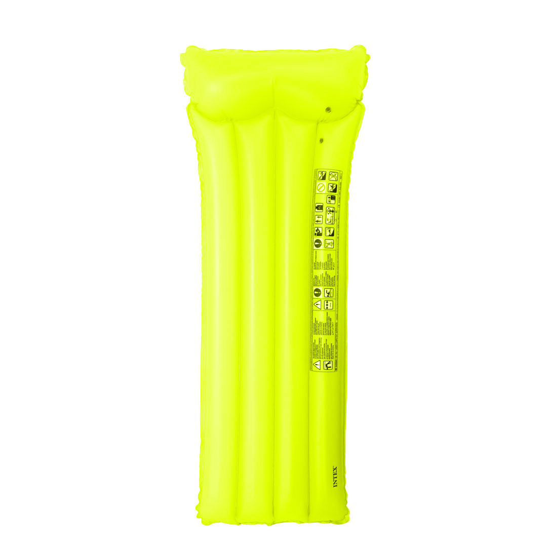 Надувной матрас для плавания Intex Neon frost Yellow 175*70 — изображение 5