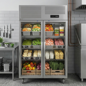 Двусторонний витринный холодильник Show-window