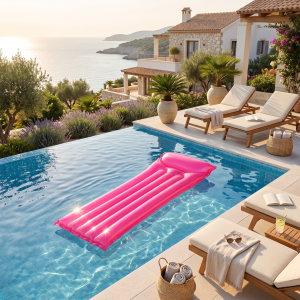 Надувной матрас для плавания Intex Inflatable Pink 170*55