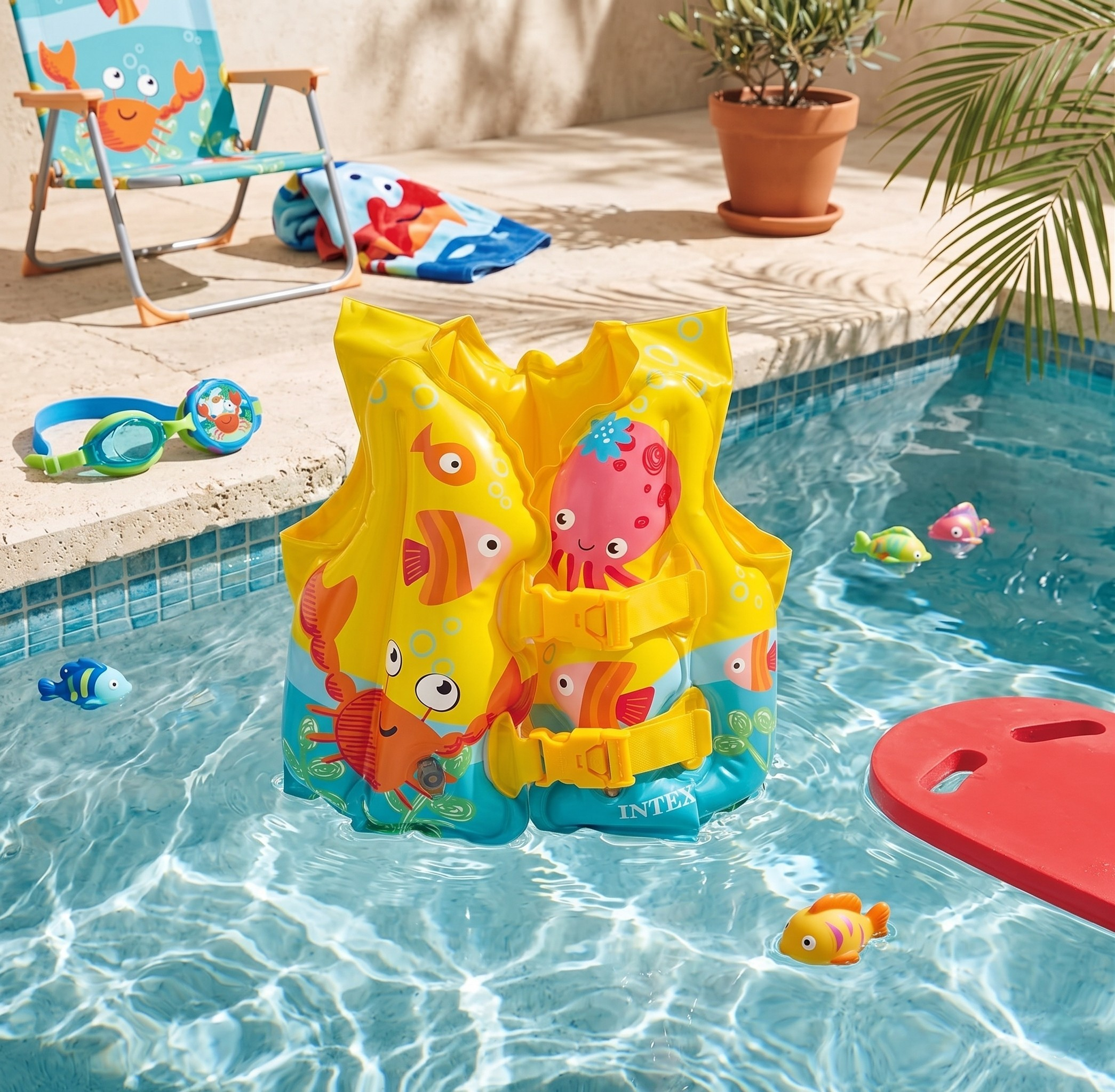 Жилет для плавания Intex Tropical Friends 41*30