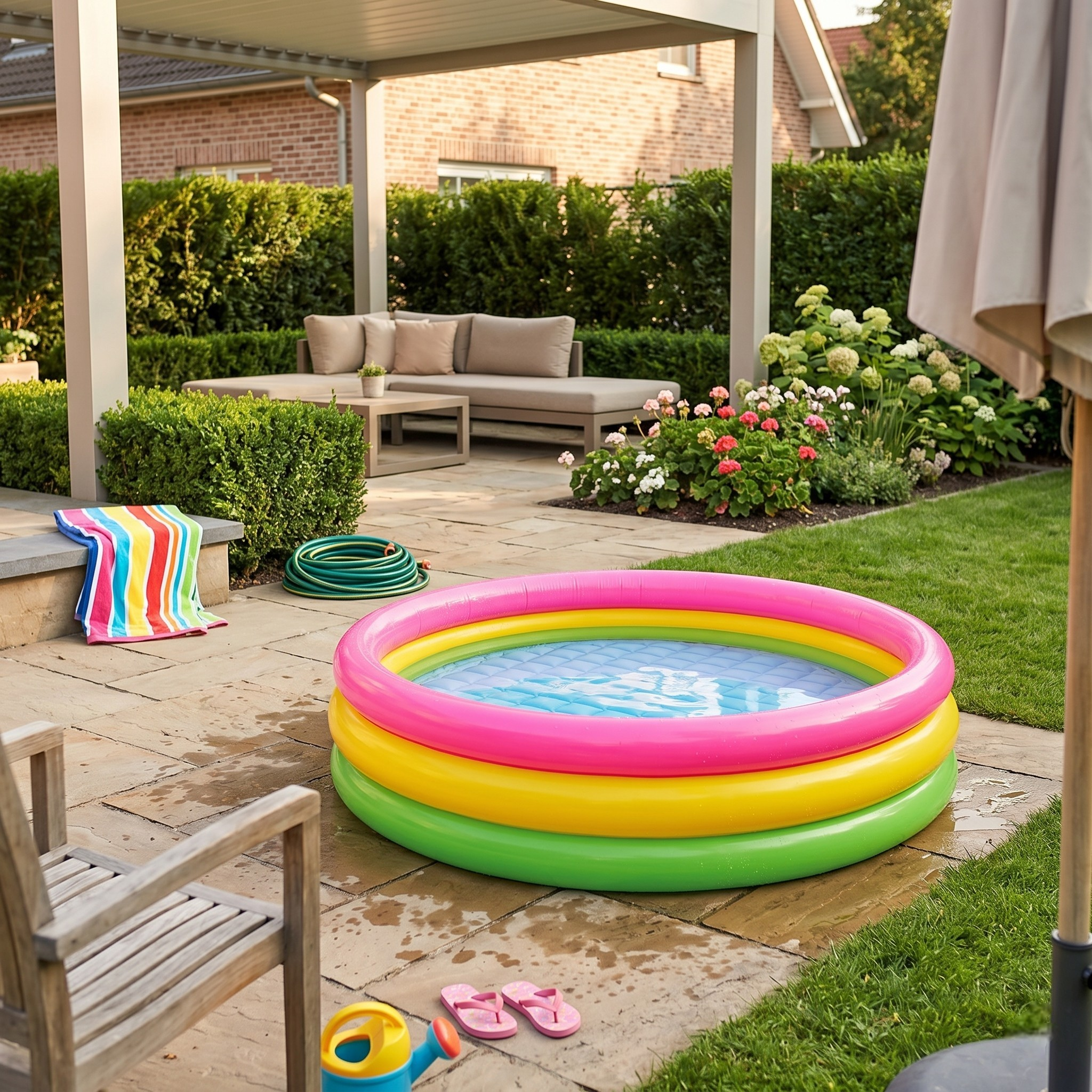 Бассейн надувной 147*33 см INTEX Sunset Glow