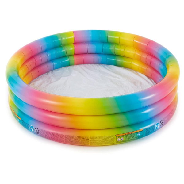 Детский надувной бассейн Intex Rainbow Ombre 168*38 — изображение 3