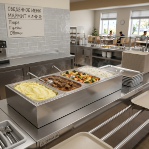 Электрический мармит GourmetGlow-4 с гастроёмкостями