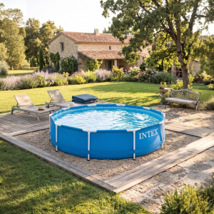 Каркасный бассейн Intex Metal Frame 244*51 см