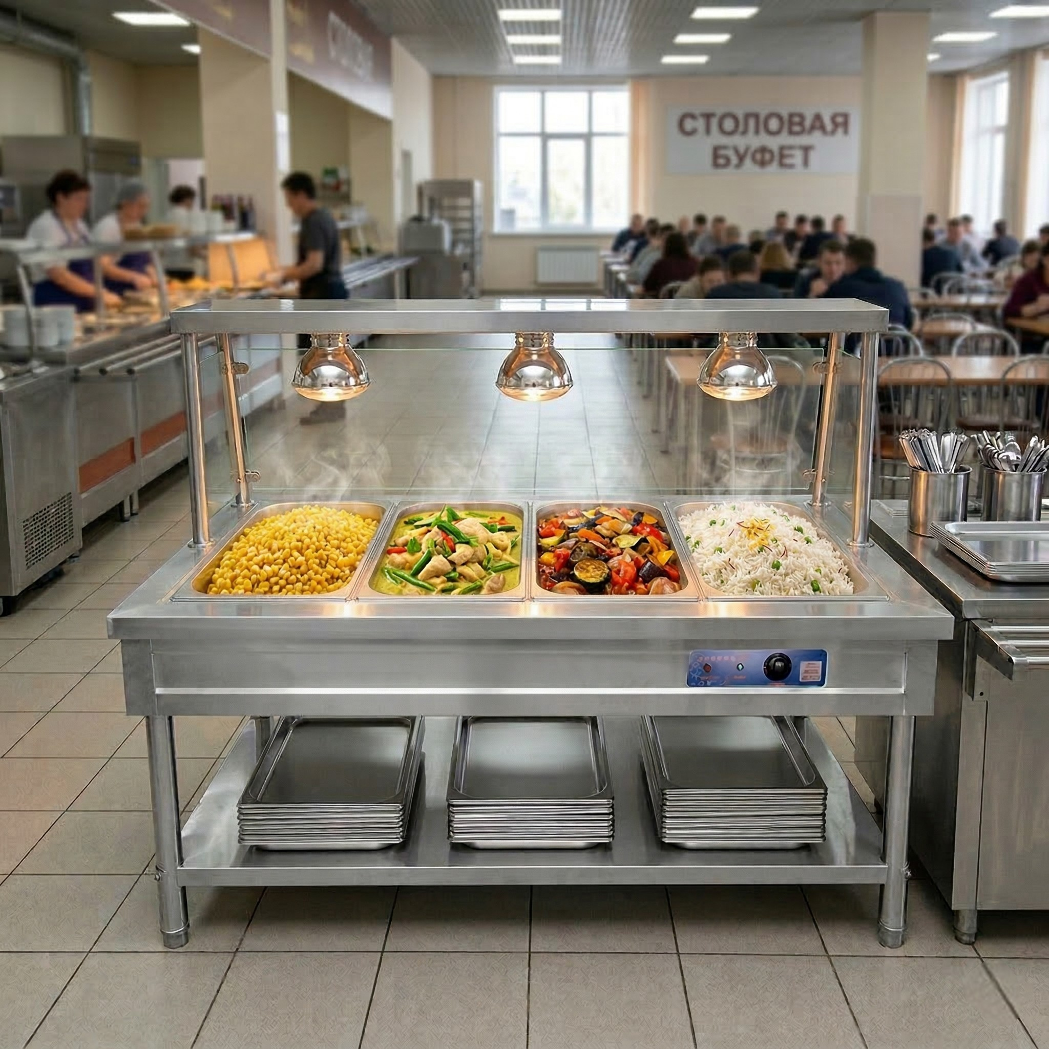 Мармит 4 секции