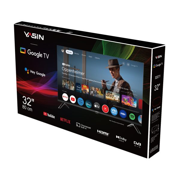 YASIN Телевизор 32G11K HD GoogleTV — изображение 5