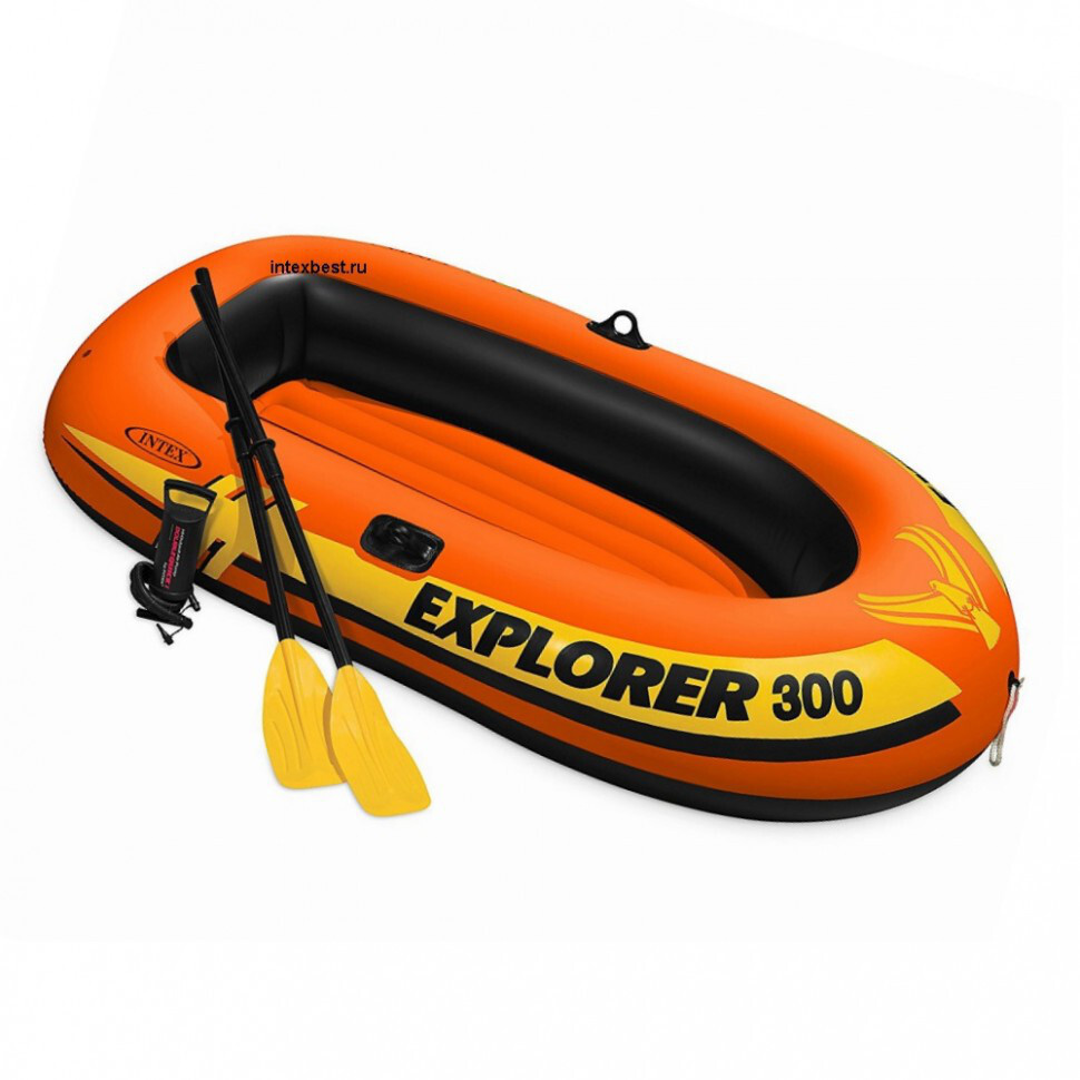 Надувная лодка Intex Explorer 300 трехместная — изображение 3