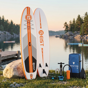 Доска Sup борд 320 см BEIST три плавника Orange