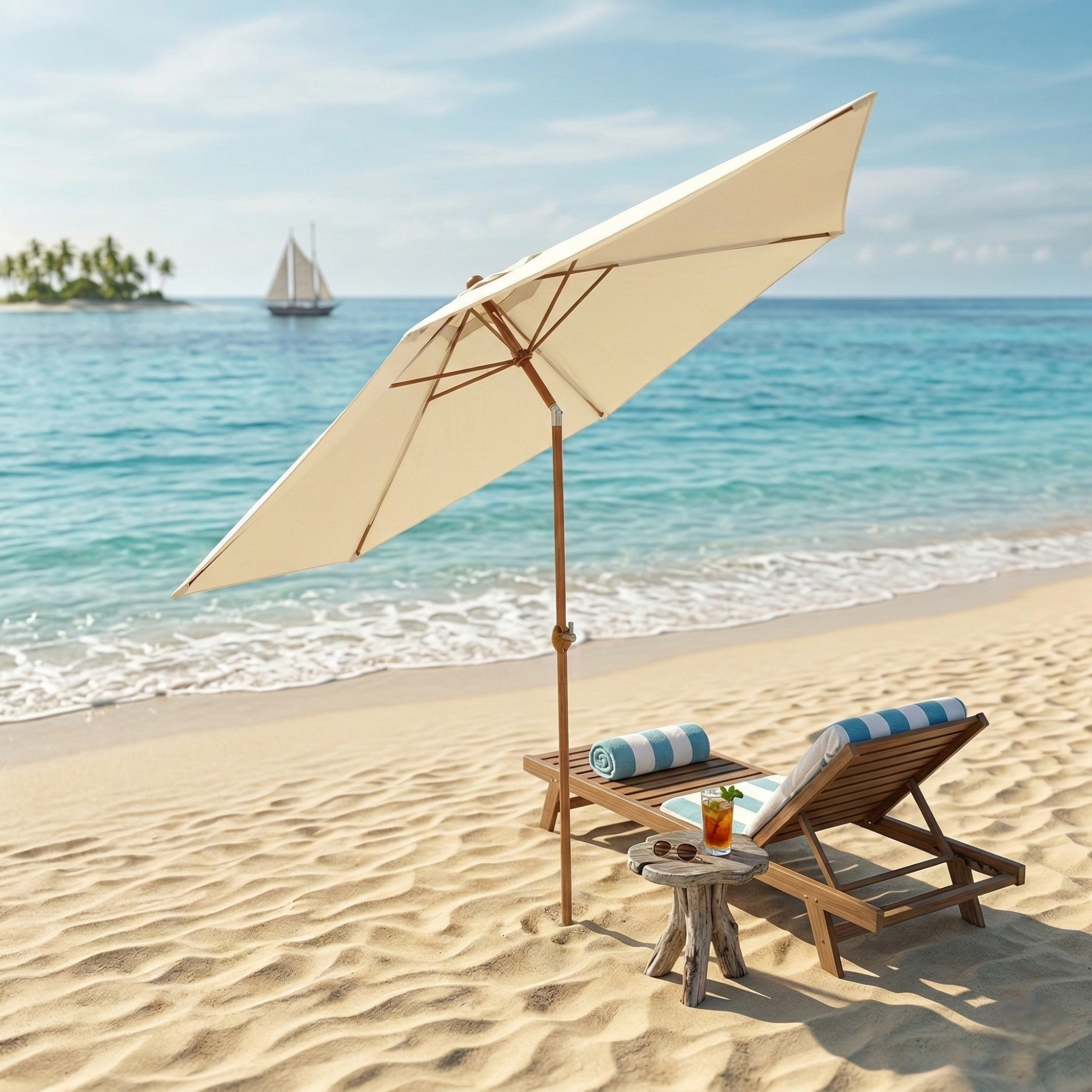 Садовый Зонт Birkin наклонный, без утяжелителя — изображение 2