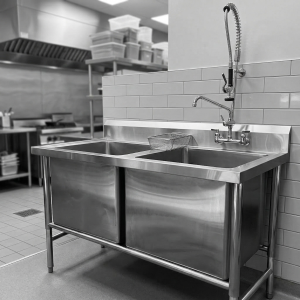 Котломойка двухсекционная широкая