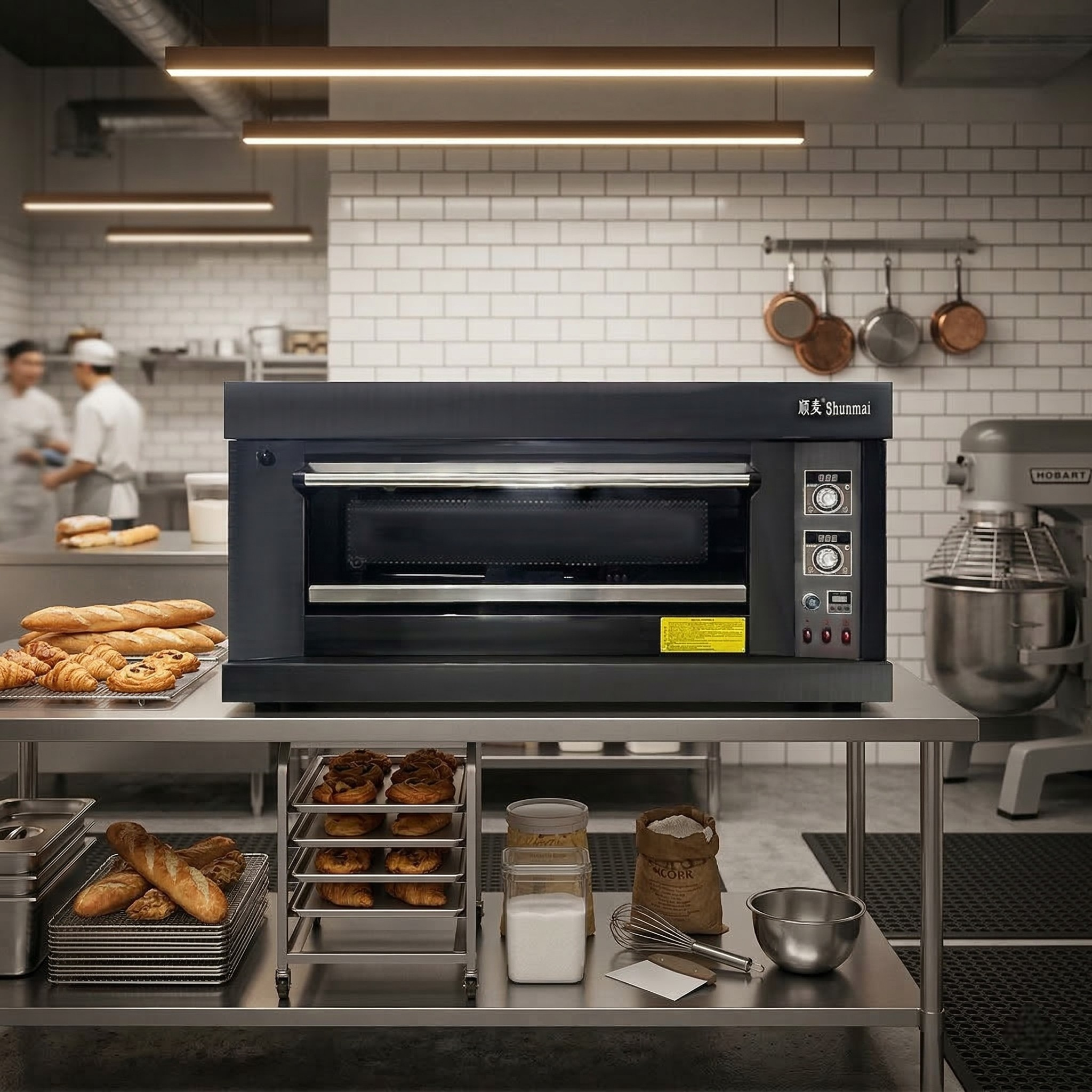 Газовый жарочный шкаф Shunmai 1 секция 2 листа