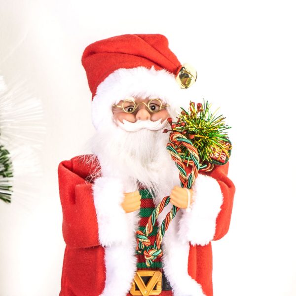 Декоративный Санта Клаус музыкальный Merry fellow 30 см — изображение 3