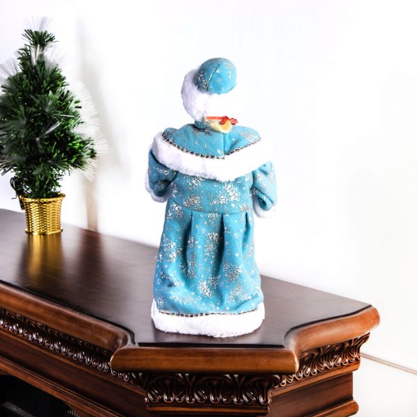 Декоративная снегурочка музыкальная Snow Maiden 40 см — изображение 4