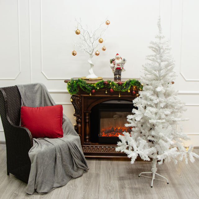 Новогодняя белоснежная Ёлочка 180 см Snow Queen