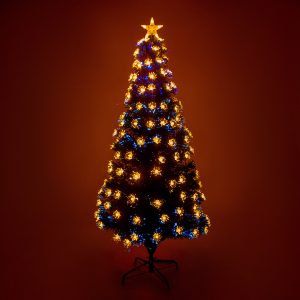 Новогодняя ель со светодиодными цветами Wanderer 150 см