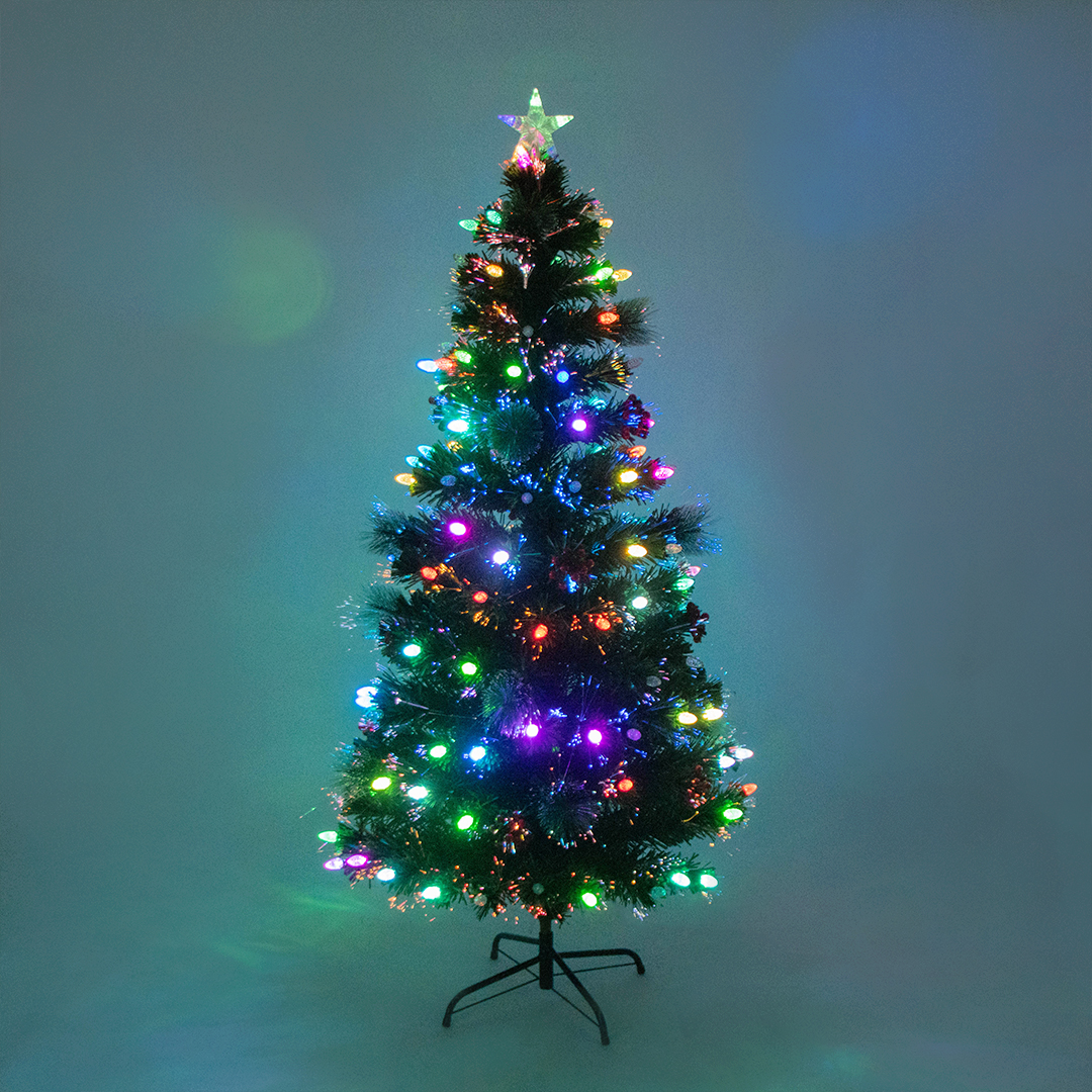 Светодиодная ель с ягодой Stavanger 150 см +2 декоративных оленя 40/50 см на выбор — изображение 10