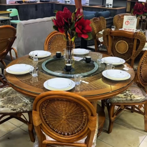 Обеденный комплект с поворотным стеклом Syngonium