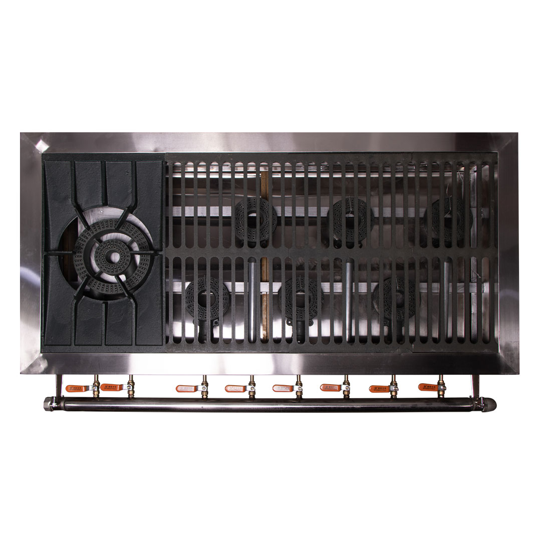 Газовая плита Fossil 6+1 конфорок — изображение 3