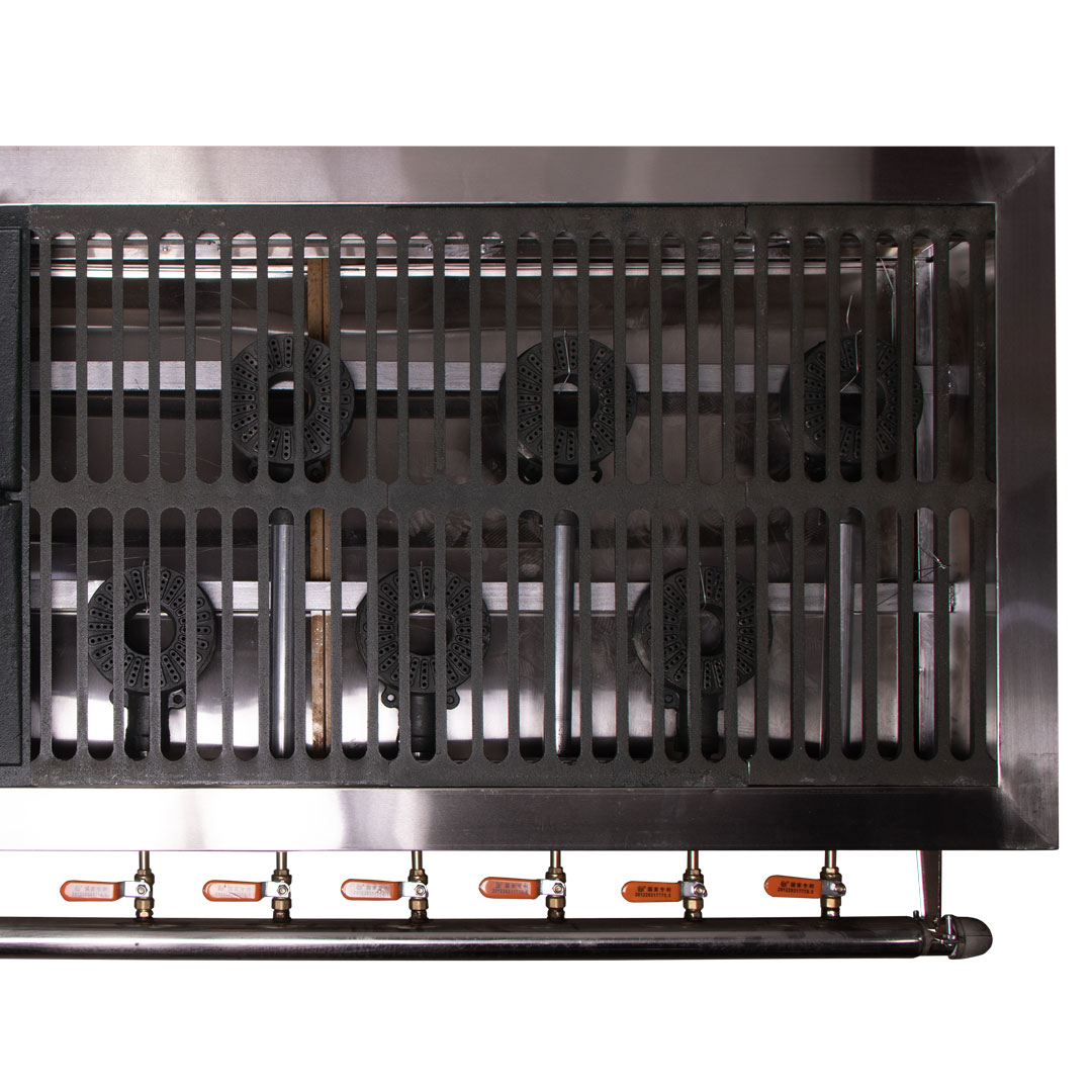 Газовая плита Fossil 6+1 конфорок — изображение 4