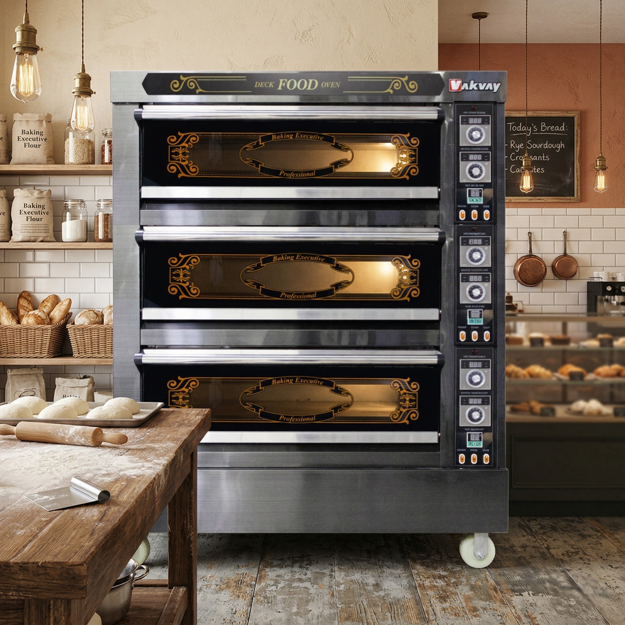 Электрический жарочный шкаф Bakepro 3 секции +противни в подарок!