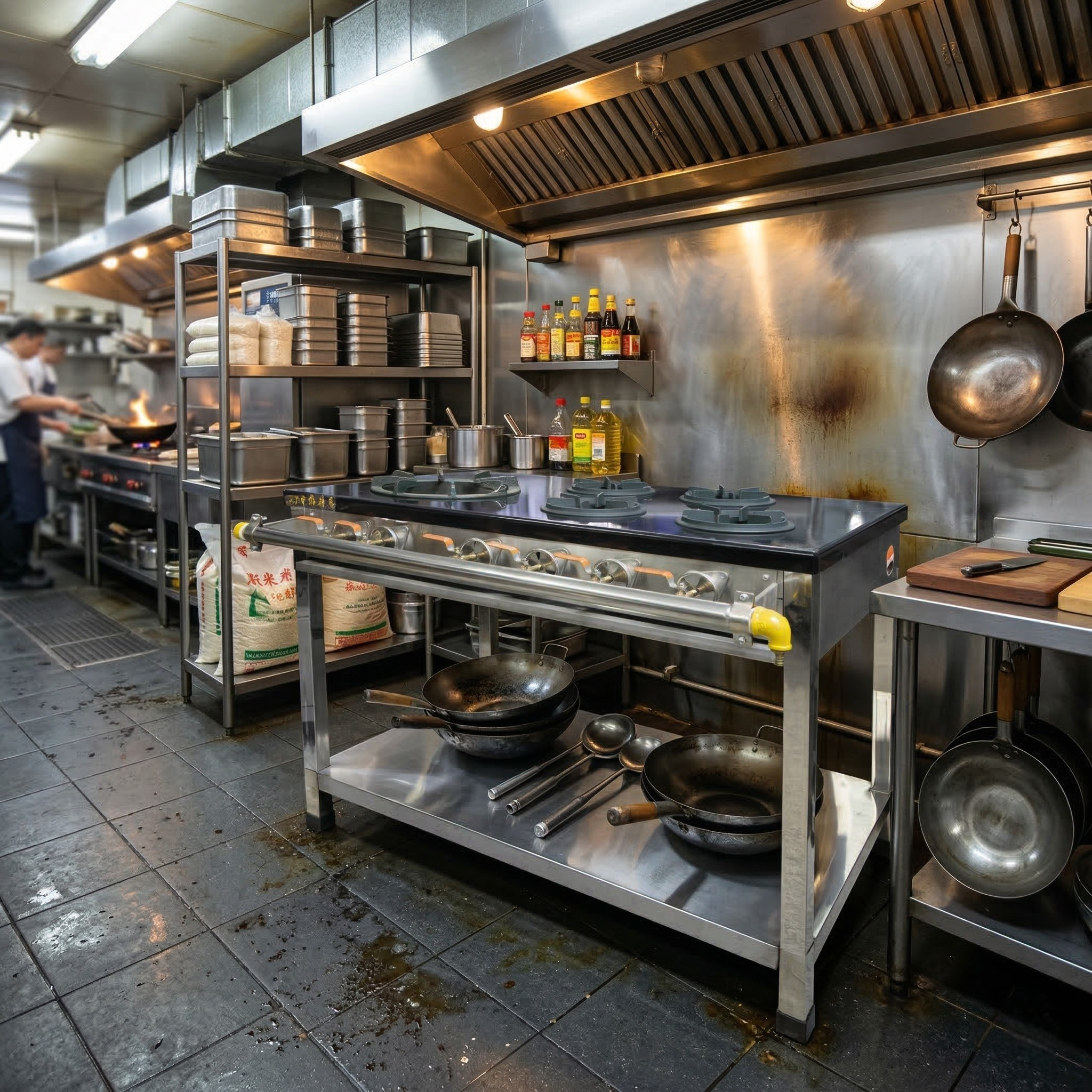 Газовая плита Kagutsuchi 4+1 конфорок