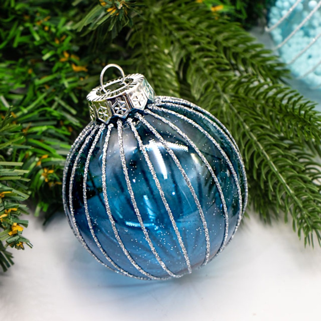 Набор елочных шаров Hush 8см/4шт — изображение 4