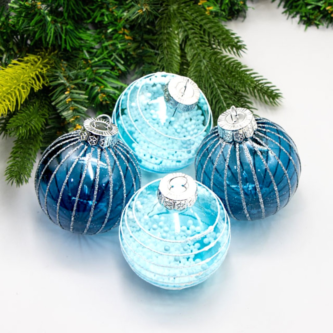 Набор елочных шаров Hush 8см/4шт