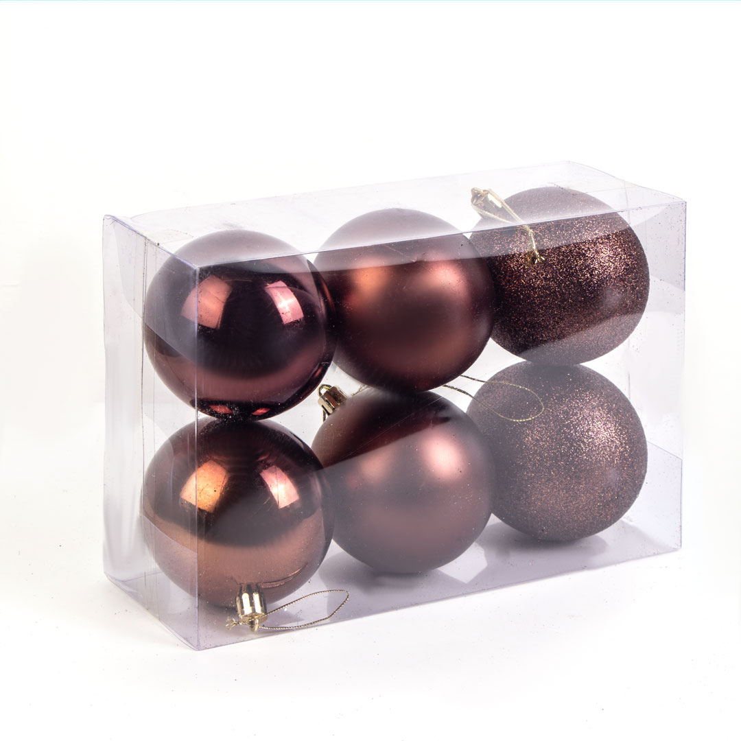 Набор елочных шаров Mesmeric 8см/6шт — изображение 7