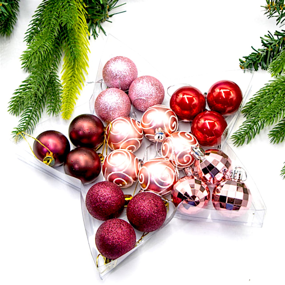 Набор елочных шаров Archeus 4см/20шт — изображение 2