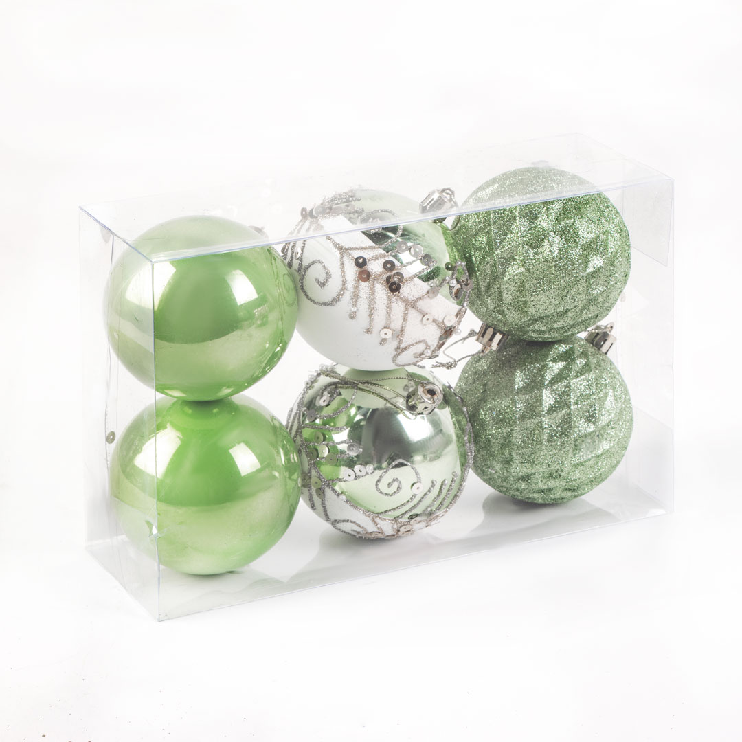 Набор елочных шаров Grinch 8см/6шт — изображение 7