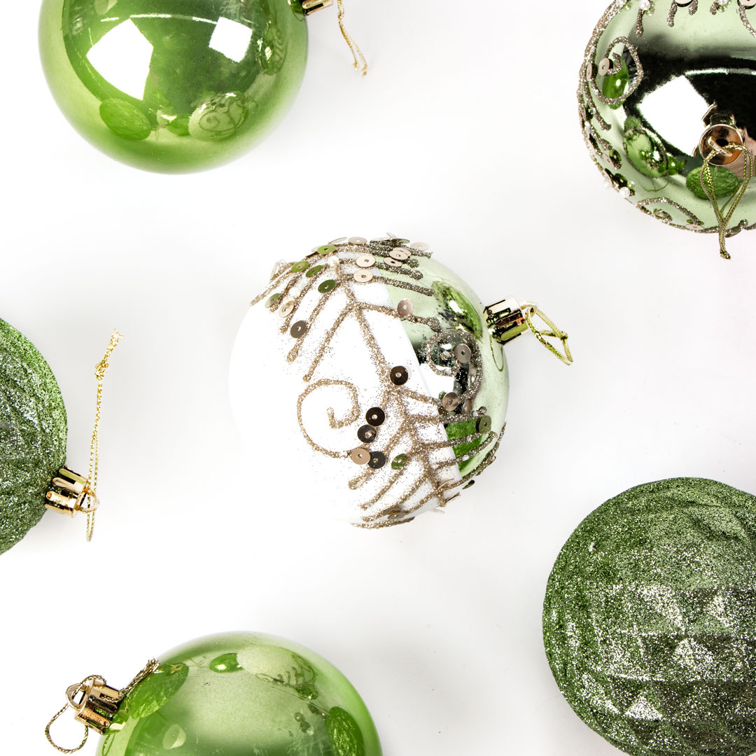 Набор елочных шаров Grinch 8см/6шт — изображение 2