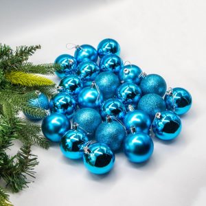 Набор елочных шаров Jingles 6см/24шт