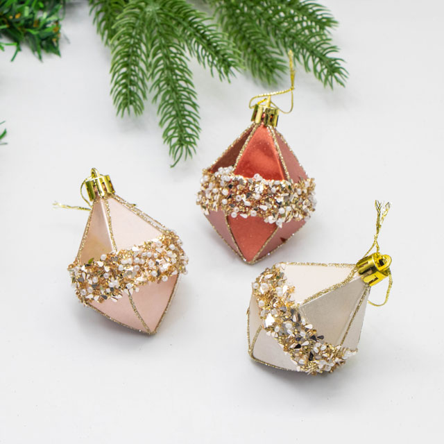 Набор елочных игрушек Bulletproof 5х5см 3шт