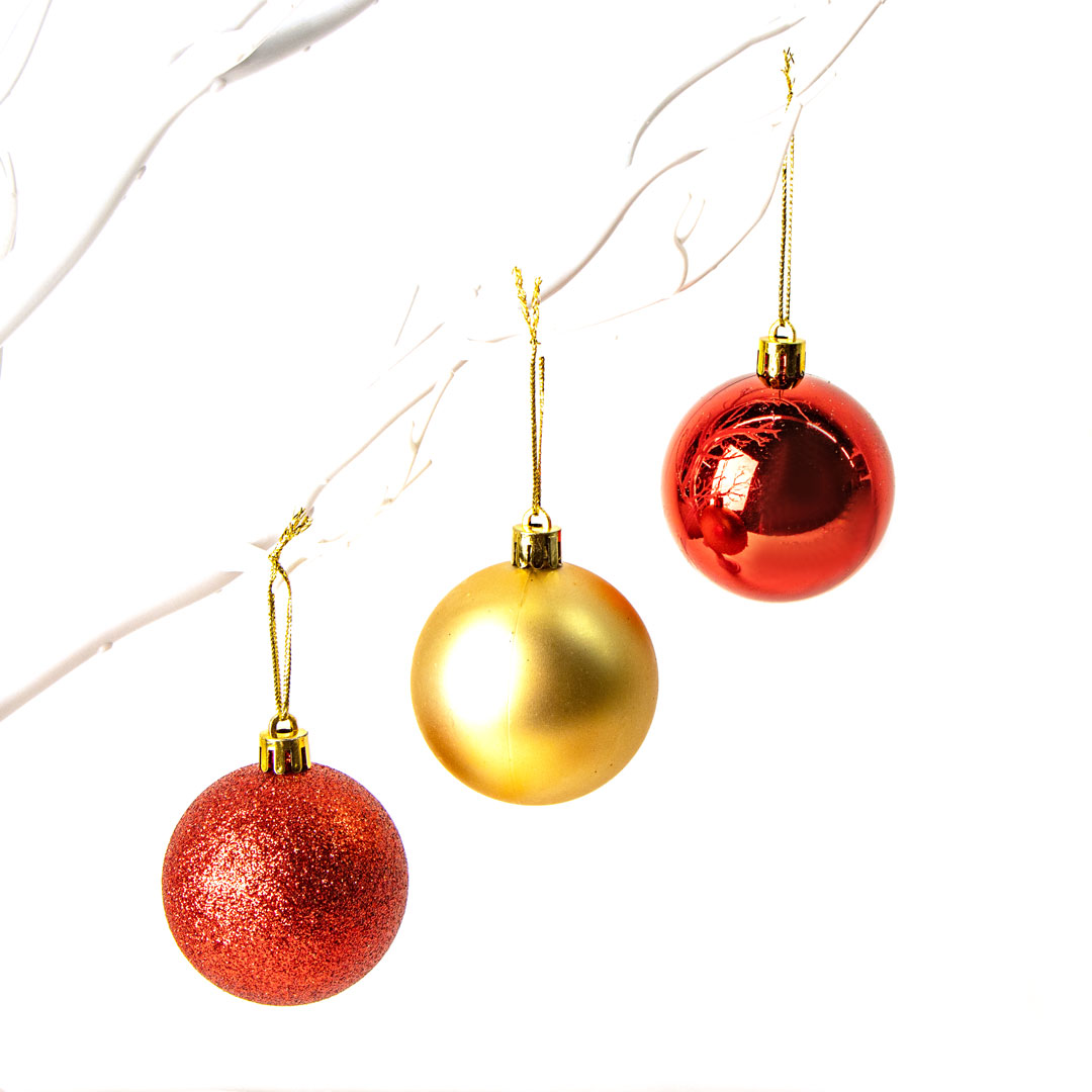 Набор елочных шаров Possession 3/4/5/6см 47шт — изображение 3