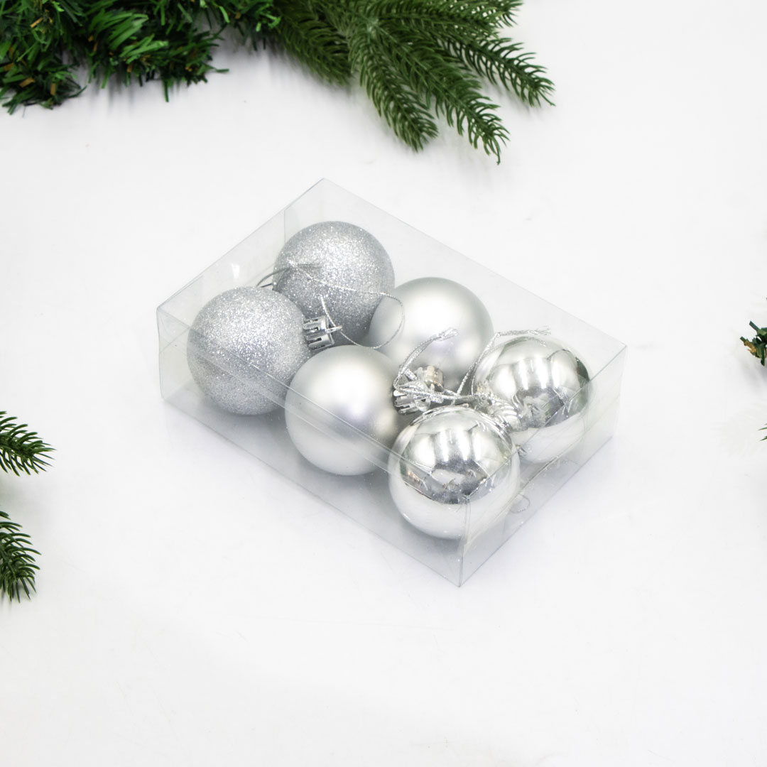 Набор елочных шаров Teodora 5см/6шт — изображение 5