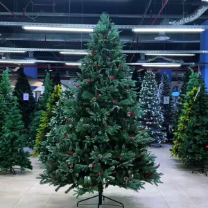 Новогодняя ель покрытая снегом и шишками Woodland Whisp 250 см