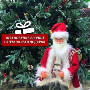 Новогодняя ель покрытая снегом и шишками Woodland Whisp 225 см