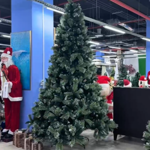 Новогодняя ель покрытая снегом и шишками Snow-Kissed Spruce 300 см